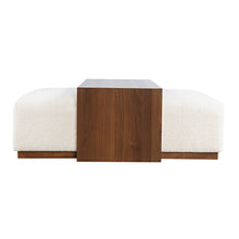 Load image into Gallery viewer, Hudson Sliding Ottoman w/ Caster Wheels & Table Top by Jofran 2376-48