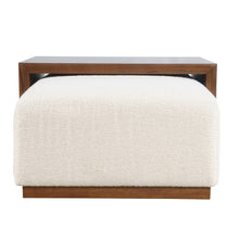 Load image into Gallery viewer, Hudson Sliding Ottoman w/ Caster Wheels & Table Top by Jofran 2376-48