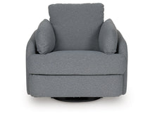 Load image into Gallery viewer, Alainmont Next-Gen Nuvella Performance Fabric Swivel Power Recliner by Ashley Furniture A3000738 Salt and Pepper