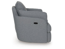 Load image into Gallery viewer, Alainmont Next-Gen Nuvella Performance Fabric Swivel Power Recliner by Ashley Furniture A3000738 Salt and Pepper