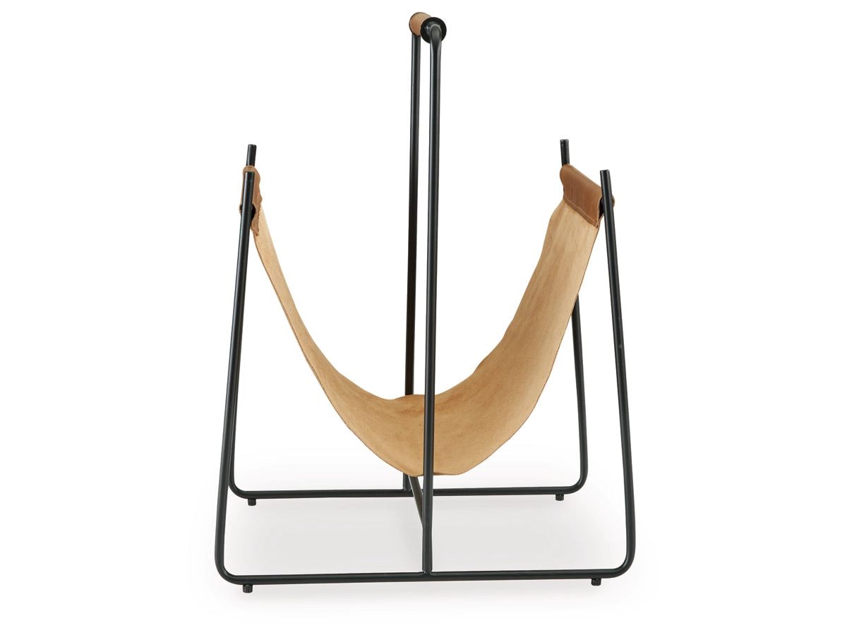 Faronworth Magazine Rack - Brown/Black Faronworth Magazine Rack - Brown/Black