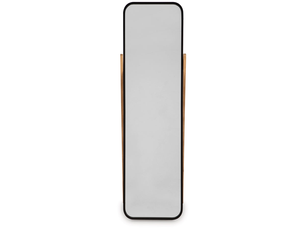 Bronick - Black / Brown - Floor Mirror