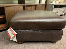 Load image into Gallery viewer, Theo Leather Ottoman by La-Z-Boy Furniture 247-651 LB178278 Coffee Discontinued leather & style