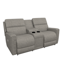 Load image into Gallery viewer, Apollo Power Reclining Loveseat w/ Headrest & Console by La-Z-Boy Furniture U49-757 E153755 Charcoal