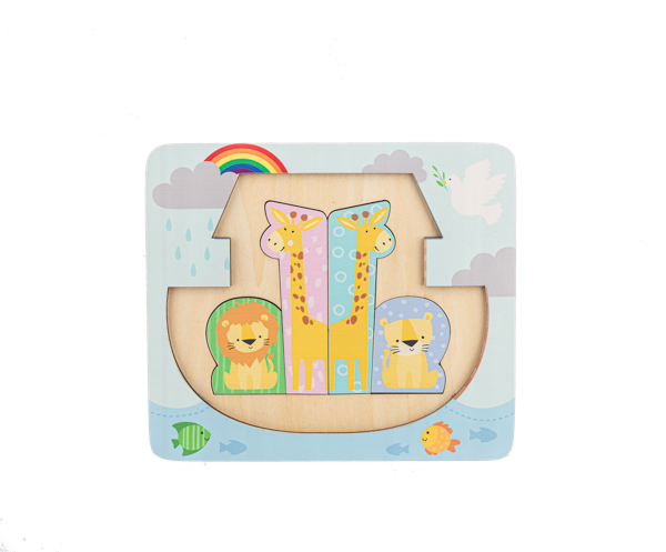 Wooden Noah's Ark Layered Puzzle by Ganz BGIN10573 – Coen's Home