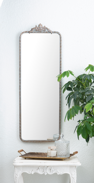 ZEQUE Leman（F-1523） TVF SILVER MIRROR Hendrik™ Rectangular Mirror Olde Bronze® | Kichler Lighting