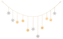 Load image into Gallery viewer, Mixed Metallic Star Swag Garland by Ganz CX181054
