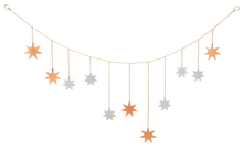 Load image into Gallery viewer, Mixed Metallic Star Swag Garland by Ganz CX181054