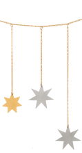 Load image into Gallery viewer, Mixed Metallic Star Swag Garland by Ganz CX181054