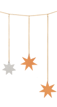 Load image into Gallery viewer, Mixed Metallic Star Swag Garland by Ganz CX181054