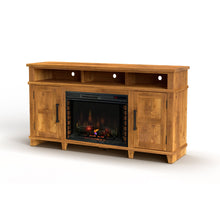 Load image into Gallery viewer, Deer Valley 65" Fireplace Console by Legends Furniture DV5111.FLQ Fruitwood Discontinued