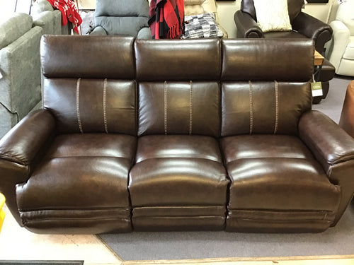 Talladega Leather Reclining Sofa by La-Z-Boy Furniture 444-754 LB159079 Chestnut
