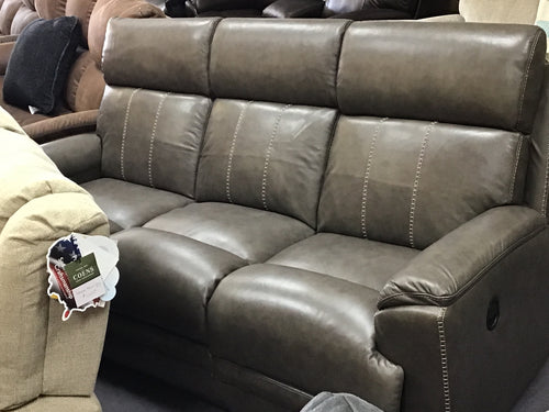 Talladega Leather Reclining Sofa by La-Z-Boy Furniture 444-754 LB159053 Grey