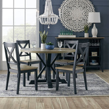 Load image into Gallery viewer, Lakeshore X Back Side Chair by Liberty Furniture 519NY-C3000S Navy Discontinued