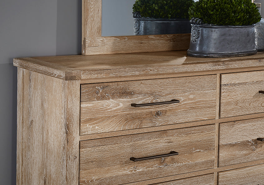 White Dresser Makeover with Pearl Glaze • Roots & Wings Furniture LLC