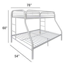 Load image into Gallery viewer, Tritan Twin/Full Bunk Bed by Acme Furniture 02053WH White