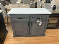 Poplar Gala Two-Tone Kitchen Island with Birch Top by American Heartland TT80118