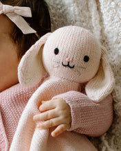 Load image into Gallery viewer, Baby Bunny Lovey by cuddle+kind Blush
