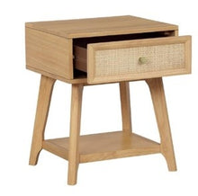 Load image into Gallery viewer, Cassie Cane Side Table Nightstand by Linon/Powell 23A6003STN