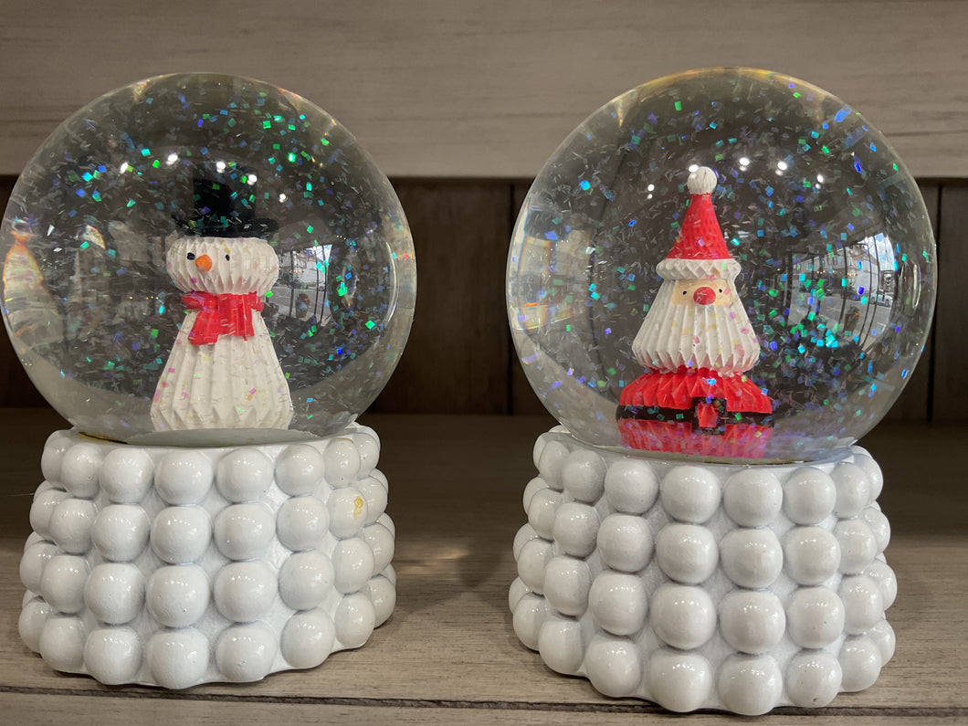 Santa or Snowman Globe by Ganz MX192543