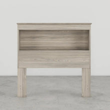 Load image into Gallery viewer, Essential Twin Bookcase Headboard by Perdue 10031B Swedish Grey Elm