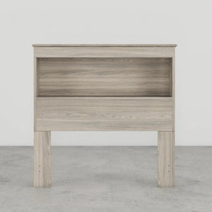 Essential Twin Bookcase Headboard by Perdue 10031B Swedish Grey Elm