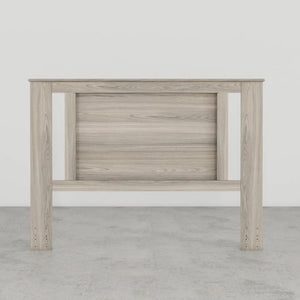 Essential F/Q Headboard w/ Side Styles by Perdue 10032 Swedish Grey Elm
