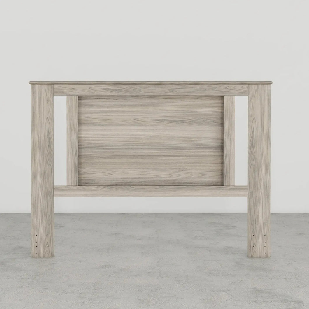 Essential F/Q Headboard w/ Side Styles by Perdue 10032 Swedish Grey Elm