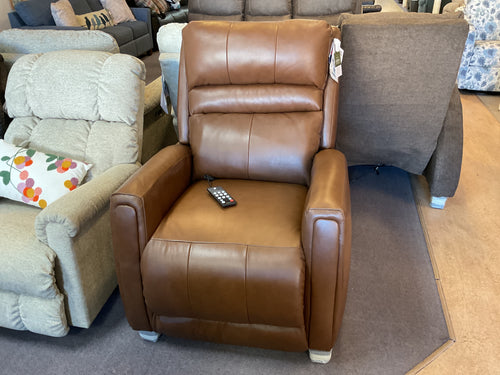 Turbo Zero Gravity Recliner with Power Headrest & SoCozi by Southern Motion 6085-95P 936-20  Saint Laurent Nutmeg