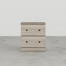 Load image into Gallery viewer, Essential 21&quot; 2 Drawer Nightstand by Perdue 10212W Swedish Grey Elm