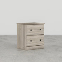 Load image into Gallery viewer, Essential 21&quot; 2 Drawer Nightstand by Perdue 10212W Swedish Grey Elm