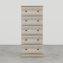 Load image into Gallery viewer, Essential 23&quot; 5 Drawer Chest by Perdue 10235W Swedish Grey Elm