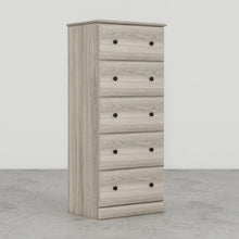 Load image into Gallery viewer, Essential 23&quot; 5 Drawer Chest by Perdue 10235W Swedish Grey Elm