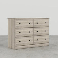 Load image into Gallery viewer, Essential 45&quot; 6 Drawer Dresser by Perdue 10446W Swedish Grey Elm