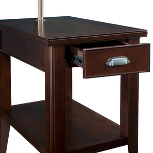 Laurent Lamp Table by Design House 10537 Chocolate Cherry