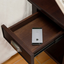 Load image into Gallery viewer, Laurent Lamp Table by Design House 10537 Chocolate Cherry