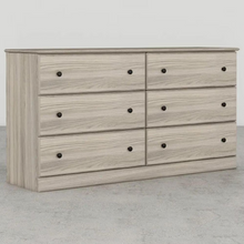 Load image into Gallery viewer, Essential 59" 6 Drawer Dresser by Perdue 10586 Swedish Grey Elm