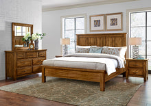 Load image into Gallery viewer, Maple Road Mansion Bed w/ Low Profile Footboard 118-669, 733, 966, MS-MS2 Antique Amish
