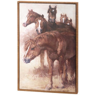 Primitives by Kathy Stallions Canvas Wall Art