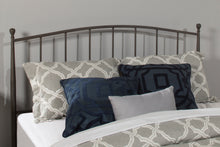 Load image into Gallery viewer, Warwick Full/Queen Metal Headboard by Hillsdale Furniture 2345-490 Gray Bronze