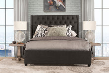 Load image into Gallery viewer, Churchill Upholstered King Bed Set by Hillsdale Furniture 2299-672,2315-680,2315-650 Onyx Linen