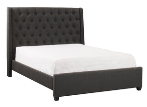 Churchill Upholstered King Bed Set by Hillsdale Furniture 2299-672,2315-680,2315-650 Onyx Linen