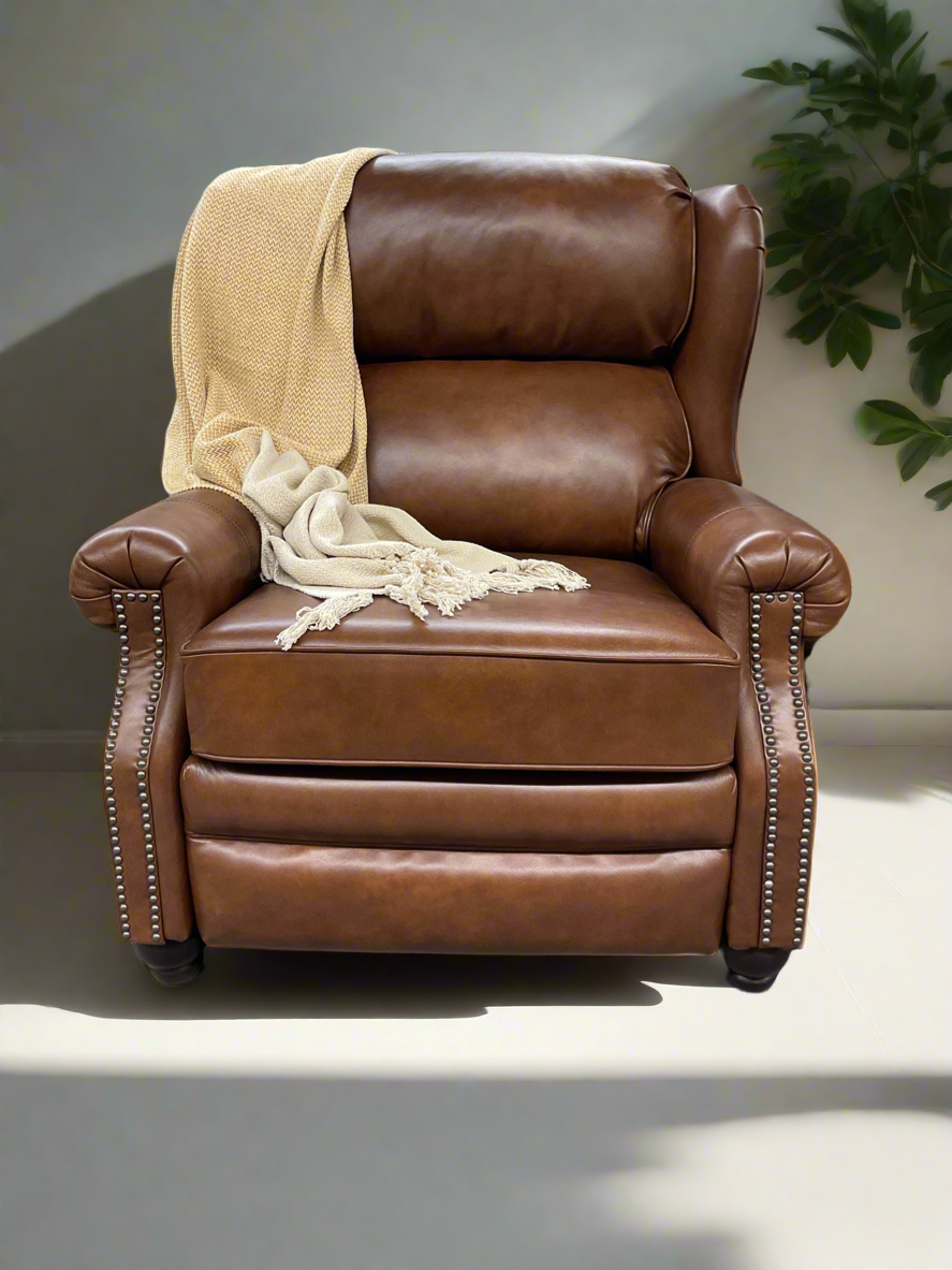 Bradley Recliner by Justice Furniture 831 Cover Sable
