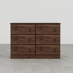 Essential 45" 6 Drawer Dresser by Perdue 15446W Aspen Oak