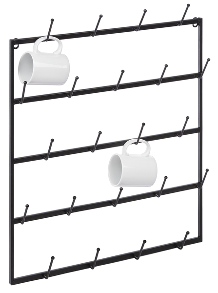 Wall Mounted Coffee Cup Rack by Ganz 168152