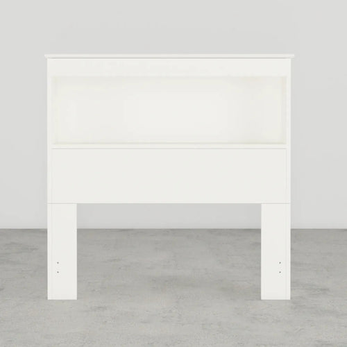 Essential Twin Bookcase Headboard by Perdue 17031B Rockport White