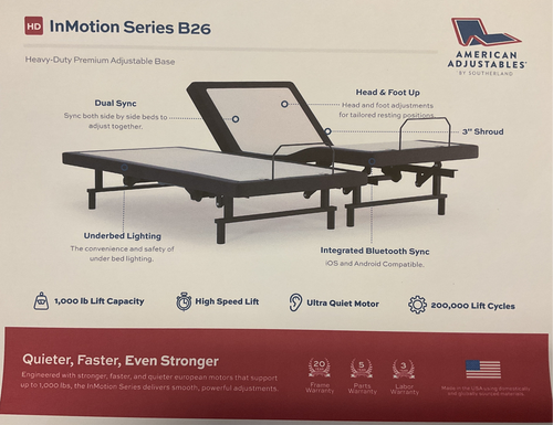 InMotion Adjustable Base by Southerland B26