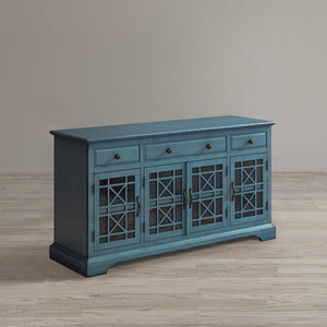 Craftsman 60" Media Unit by Jofran 175-60 Antique Blue