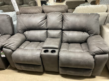 Load image into Gallery viewer, Rhino Manual Double Reclining Loveseat With Console by HomeStretch 204-23-21