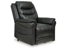 Load image into Gallery viewer, Oatman Power Lift Recliner by Ashley Furniture 1800512 Carbon